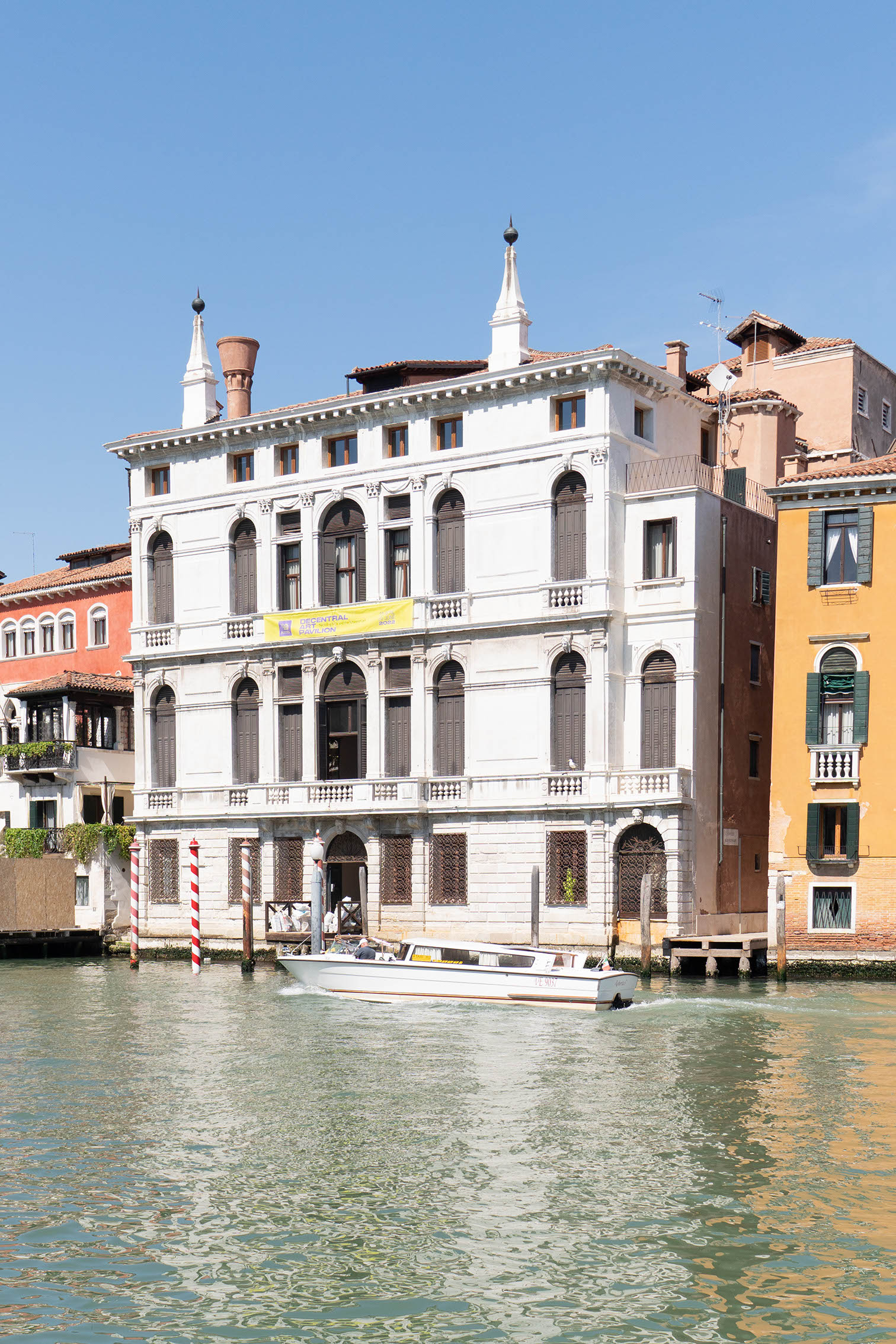 Decentral Art Pavilion NFT at Palazzo Giustinian Lolin Venice April 2022